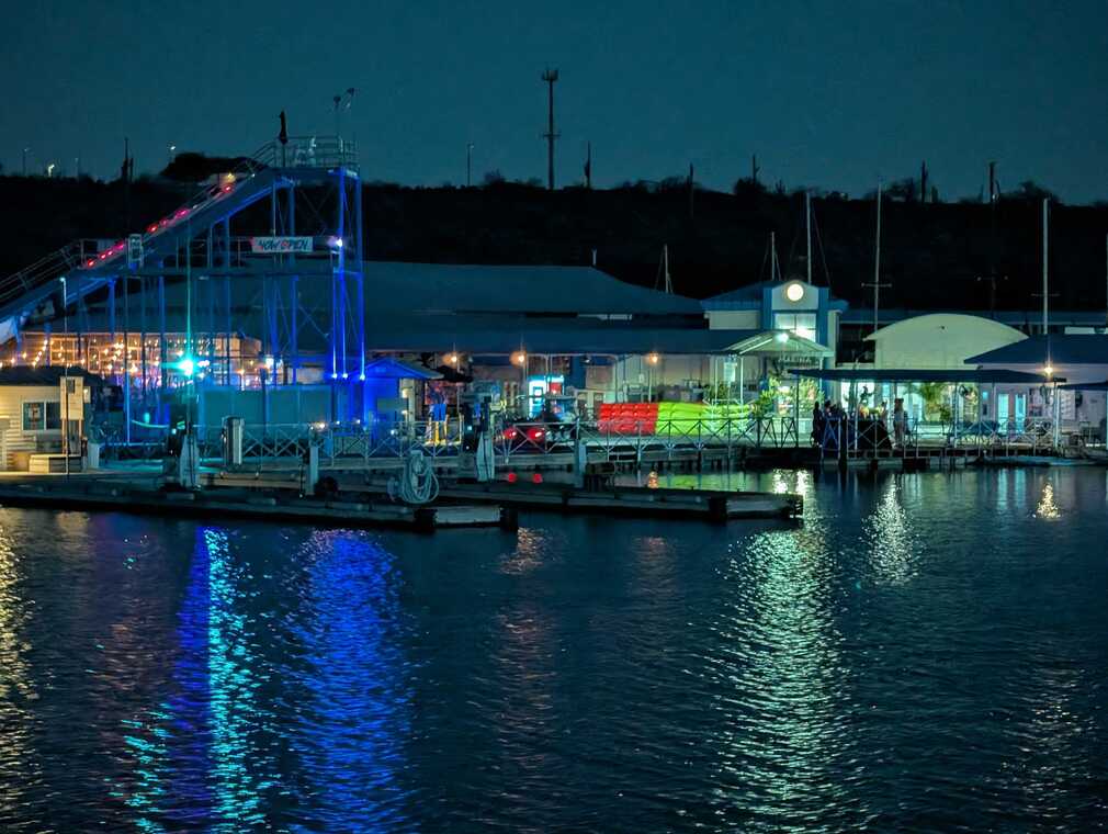 Dockside Night Scene